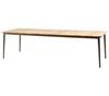 Cane-line core havebord 274x90 cm taupe med teak
